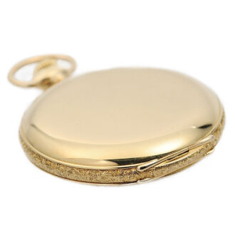 Swiss 18k gold gentleman's pocket watch Circa 1893 Swiss 18k gold gentleman's pocket watch Circa 1893