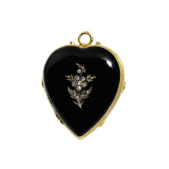 Swiss miniature watch in the shape of a heart Circa 1860