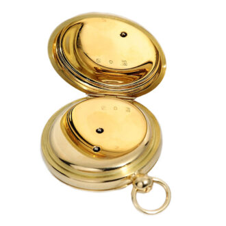 Swiss pocket watch with a one-minute tourbillon Circa 1868