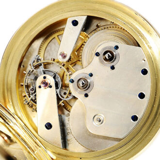 Swiss pocket watch with a one-minute tourbillon Circa 1868
