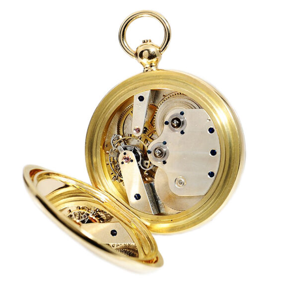Swiss pocket watch with a one-minute tourbillon Circa 1868 Swiss pocket watch with a one-minute tourbillon Circa 1868