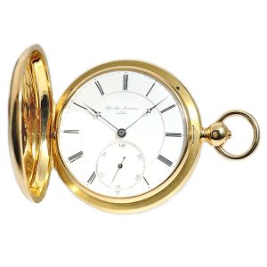 Swiss pocket watch with a one-minute tourbillon Circa 1868