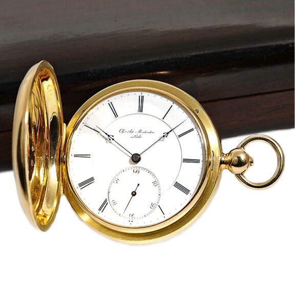 Swiss pocket watch with a one-minute tourbillon Circa 1868 Swiss pocket watch with a one-minute tourbillon Circa 1868