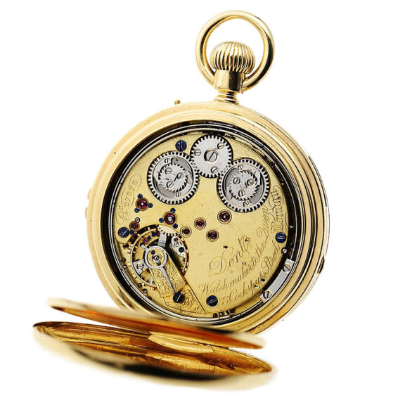English gold repeating centre seconds lever watch Circa 1873 English gold repeating centre seconds lever watch Circa 1873