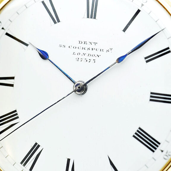 English gold repeating centre seconds lever watch Circa 1873 English gold repeating centre seconds lever watch Circa 1873