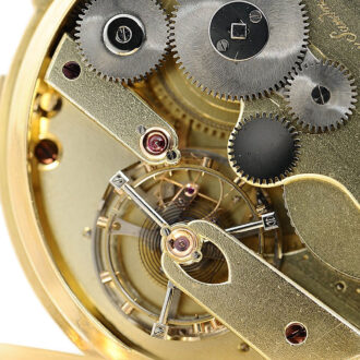 French gold pocket watch with one-minute tourbillon Circa 1835