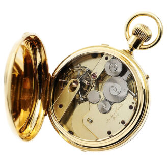 French gold pocket watch with one-minute tourbillon Circa 1835