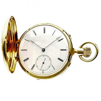 French gold pocket watch with one minute tourbillon Circa 1835