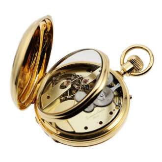 French gold pocket watch with one-minute tourbillon Circa 1835