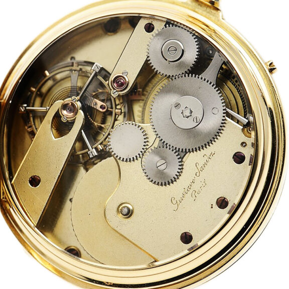 French gold pocket watch with one-minute tourbillon Circa 1835 French gold pocket watch with one-minute tourbillon Circa 1835