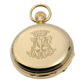 French gold pocket watch with one-minute tourbillon Circa 1835