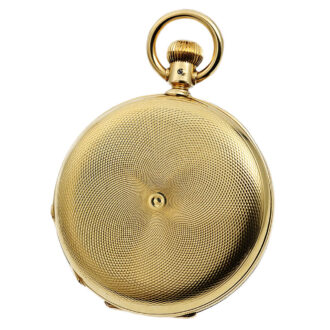Elegant Danish hunting cased precision pocket watch Circa 1856