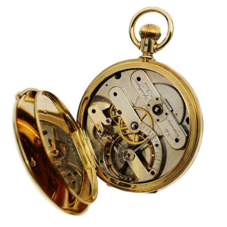 Elegant Danish hunting cased precision pocket watch Circa 1856
