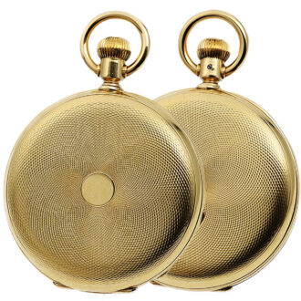 Elegant Danish hunting cased precision pocket watch Circa 1856