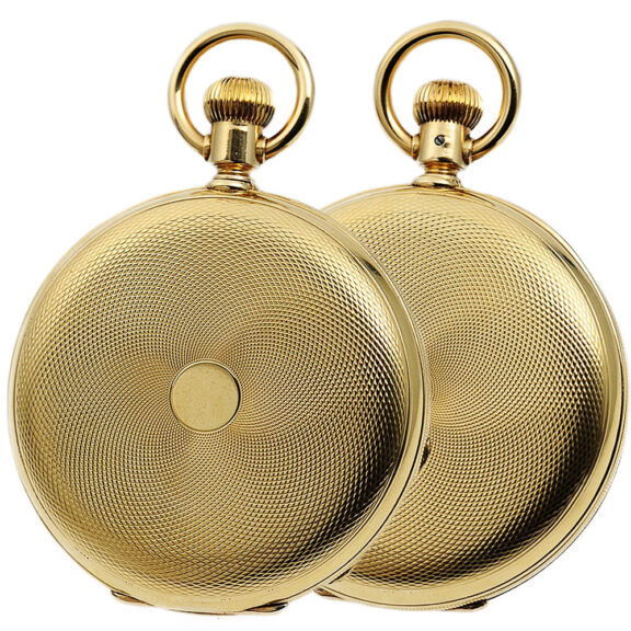 Elegant Danish hunting cased precision pocket watch Circa 1856 Elegant Danish hunting cased precision pocket watch Circa 1856