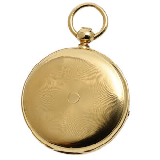 Swiss watch with an unusual movement construction Circa 1858 Swiss watch with an unusual movement construction Circa 1858