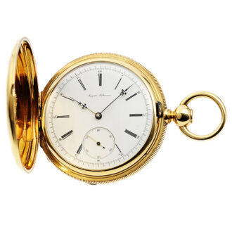 Swiss watch with an unusual movement construction Circa 1858