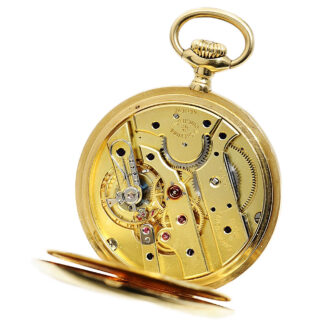 Swiss large gold gentleman's pocket watch Circa 1920