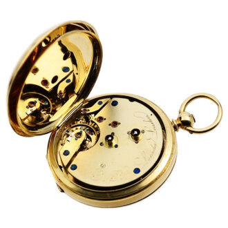 English chronometer with pivoted detent escapement Circa 1860
