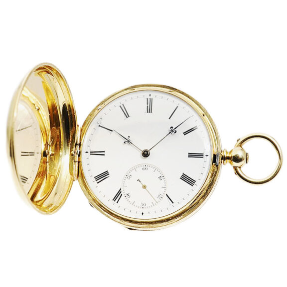 English chronometer with pivoted detent escapement Circa 1860