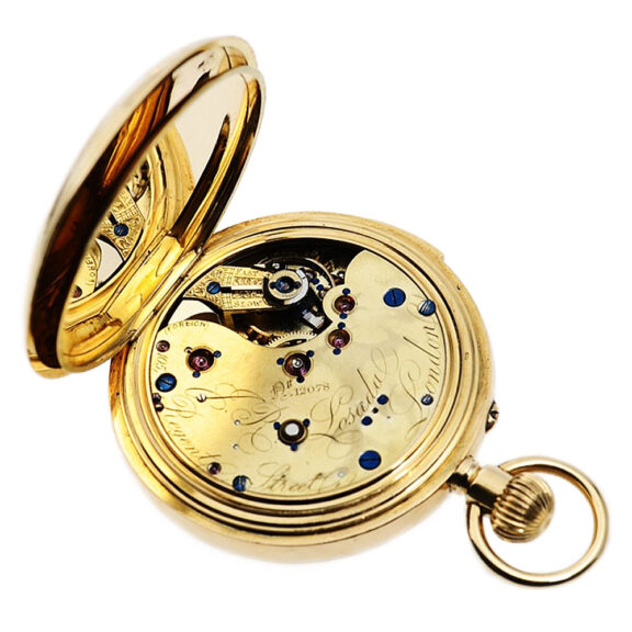English 18k gold minute repeating pocket watch Circa 1880 English 18k gold minute repeating pocket watch Circa 1880