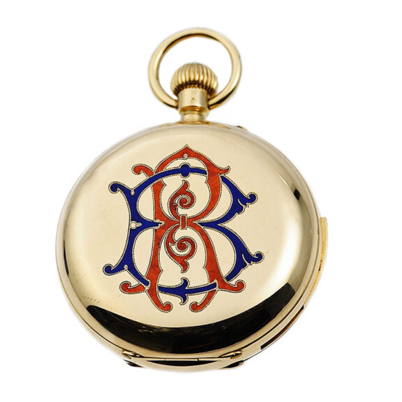 English 18k gold minute repeating pocket watch Circa 1880