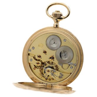 Swiss Schaffhausen pocket watch in a splendour case Circa 1908 Swiss Schaffhausen pocket watch in a splendour case Circa 1908