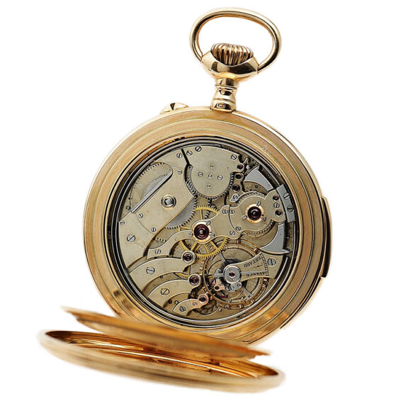 Swiss minute repeating 14k gold pocket watch Circa 1900 Swiss minute repeating 14k gold pocket watch Circa 1900