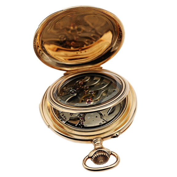 Swiss minute repeating 14k gold pocket watch Circa 1900 Swiss minute repeating 14k gold pocket watch Circa 1900