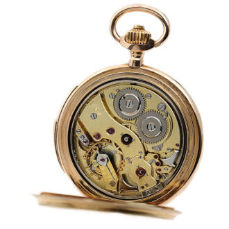 Swiss 14k gold minute repeating pocket watch Circa 1917