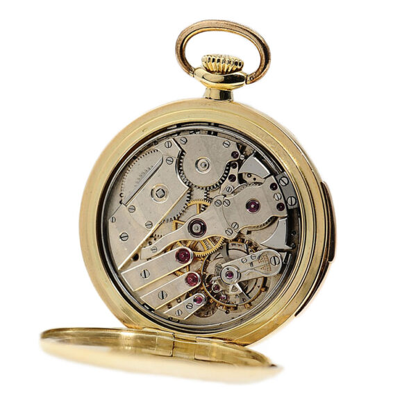 Swiss 18k gold minute repeating pocket watch Circa 1900 Swiss 18k gold minute repeating pocket watch Circa 1900