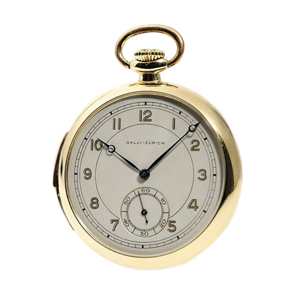 Swiss 18k gold minute repeating pocket watch Circa 1900