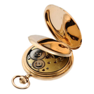 German gold hunting cased lady's pocket watch Circa 1900