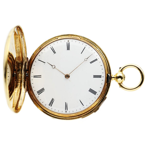 Thin Swiss repeating watch with duplex escapement Circa 1848 Thin Swiss repeating watch with duplex escapement Circa 1848