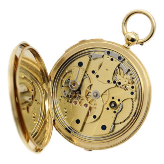 Thin Swiss repeating watch with duplex escapement Circa 1848