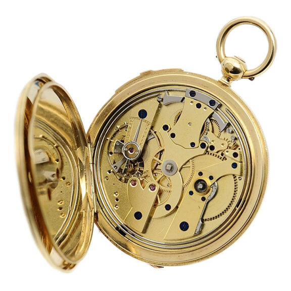 Thin Swiss repeating watch with duplex escapement Circa 1848 Thin Swiss repeating watch with duplex escapement Circa 1848