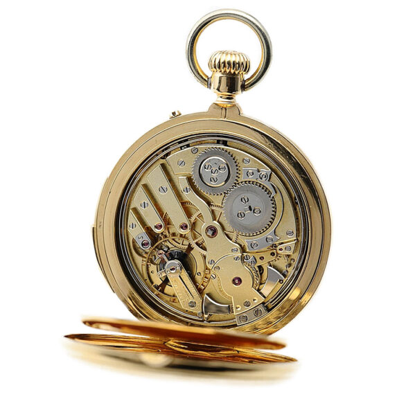 Swiss 18k gold five-minute repeating pocket watch Circa 1875 Swiss 18k gold five-minute repeating pocket watch Circa 1875