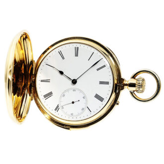 Swiss 18k gold five-minute repeating pocket watch Circa 1875
