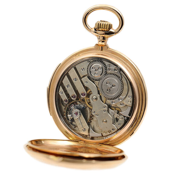 Fine Swiss 18 carat gold minute repeating pocket watch Circa 1880 Fine Swiss 18 carat gold minute repeating pocket watch Circa 1880