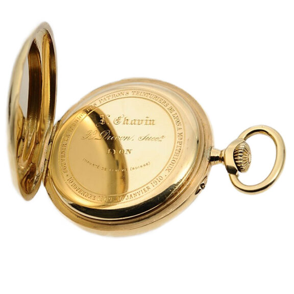 French very fine minute repeating pocket watch Circa 1910 French very fine minute repeating pocket watch Circa 1910