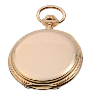 Swiss rose gold open faced pocket watch Circa 1890