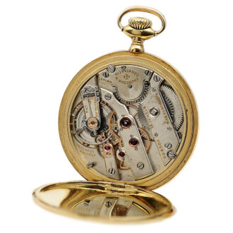 Swiss pocket watch with Guillaume Integral balance Circa 1920