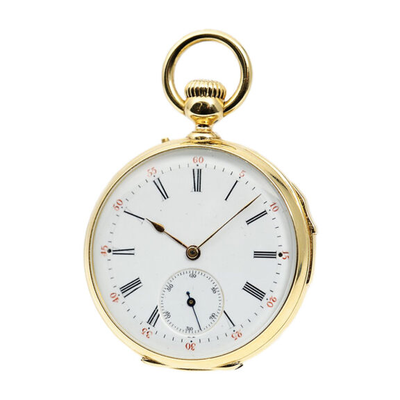 French decorative quarter repeating pendant watch Circa 1900 French decorative quarter repeating pendant watch Circa 1900