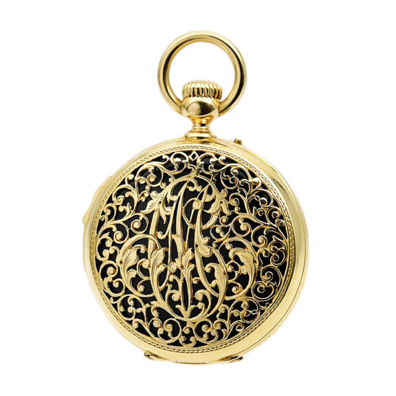 French decorative quarter repeating pendant watch Circa 1900 French decorative quarter repeating pendant watch Circa 1900