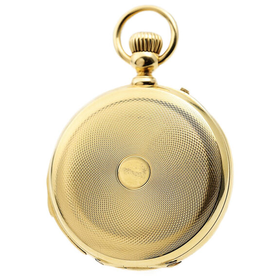 Swiss minute repeating 18k gold pocket watch Circa 1900 Swiss minute repeating 18k gold pocket watch Circa 1900