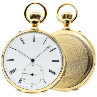 Swiss minute repeating 18k gold pocket watch Circa 1900