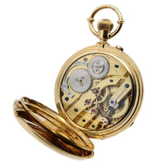 Swiss pocket watch with pivoted detent escapement Circa 1890