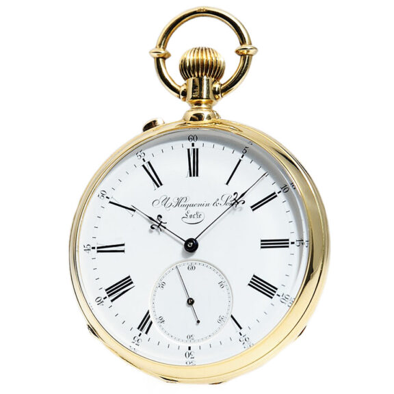 Swiss pocket watch with pivoted detent escapement Circa 1890