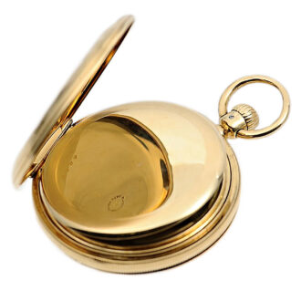 German gold Glashütte pocket watch in quality 1A Circa 1870