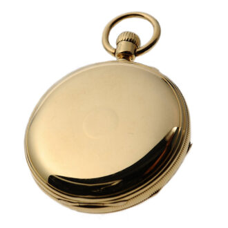 German gold Glashütte pocket watch in quality 1A Circa 1870